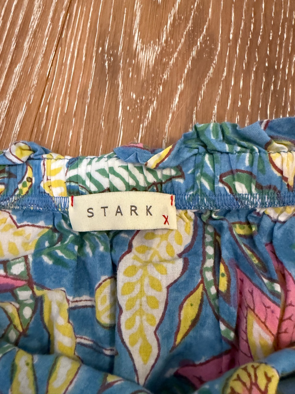 STARK X Linen Tube Top Floral Tropical Print – Size Small - Picture 3 of 7